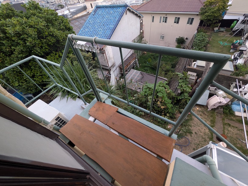 201　南側のベランダ